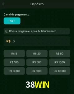deposits 38WIN